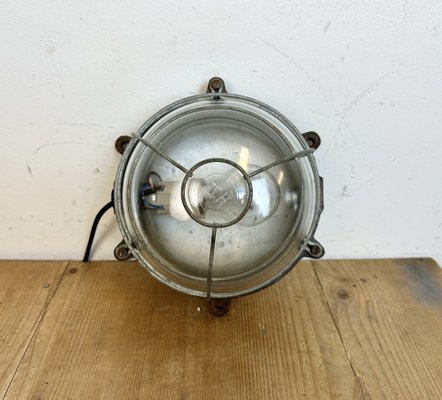 French Industrial Cast Iron Wall or Ceiling Light, 1950s-CGF-1726168