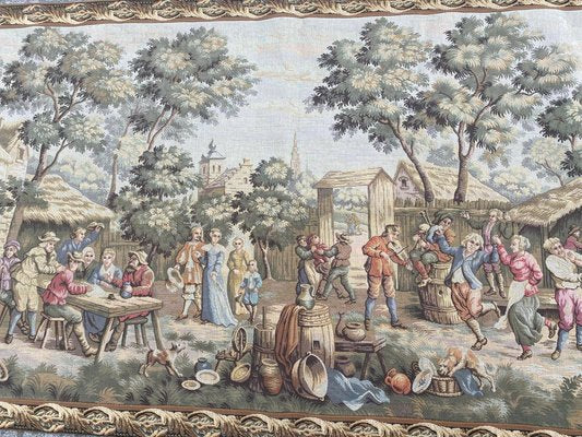 French Jacquard Gobelin Aubusson Style Tapestry-YMM-1062164