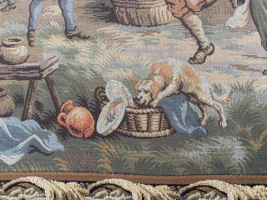 French Jacquard Gobelin Aubusson Style Tapestry-YMM-1062164