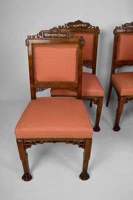 French Japanese Style Chairs by Gabriel Viardot, 1880s, Set of 4-XNH-1117539