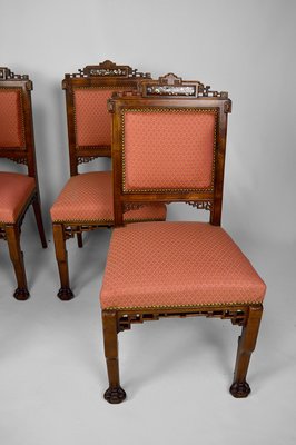 French Japanese Style Chairs by Gabriel Viardot, 1880s, Set of 4-XNH-1117539