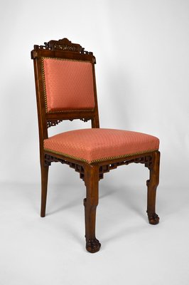 French Japanese Style Chairs by Gabriel Viardot, 1880s, Set of 4-XNH-1117539