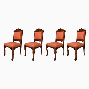 French Japanese Style Chairs by Gabriel Viardot, 1880s, Set of 4-XNH-1117539