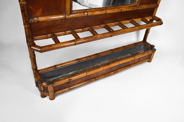 French Japanese Style Hall Coat Rack Attributed to Perret & Vibert, 1880s-XNH-895891