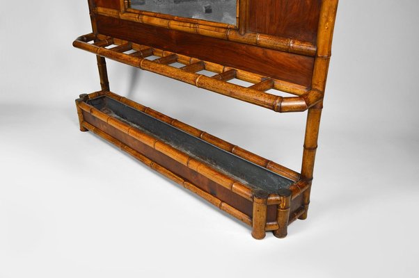 French Japanese Style Hall Coat Rack Attributed to Perret & Vibert, 1880s-XNH-895891