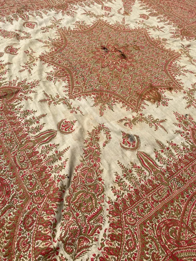 French Kashmir Square Shawl, 1890s