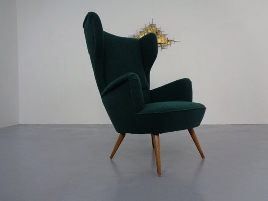 French Kvadrat Tonica Wingback Chair, 1950s-RDW-1058976