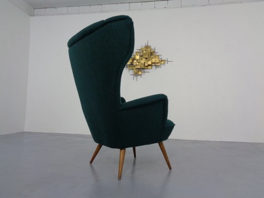 French Kvadrat Tonica Wingback Chair, 1950s-RDW-1058976