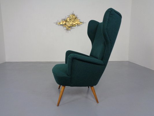 French Kvadrat Tonica Wingback Chair, 1950s-RDW-1058976