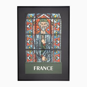 French La Cathédrale de Bourges Travel Poster from SNCF, Framed-GPP-1139971