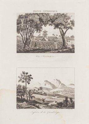 French Landscape - Original Lithograph - 19th Century-ZCI-881400