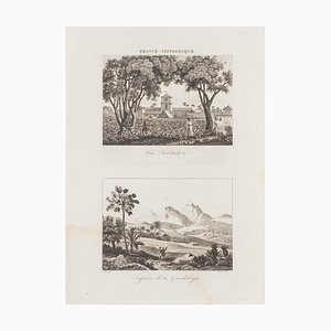 French Landscape - Original Lithograph - 19th Century-ZCI-881400