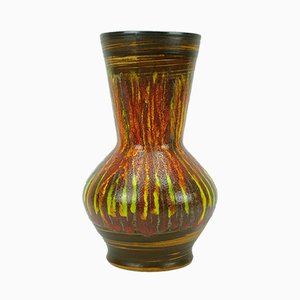 French Lava-Glazed Ceramic 9090 Vase from St. Clement, 1970s-FH-902723