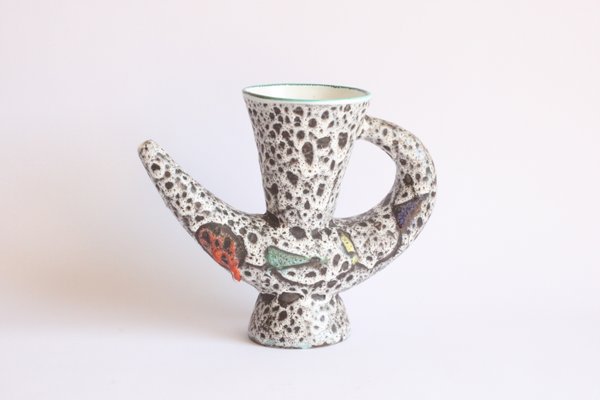 French Lava Vase by Marius Bessone, 1950s-PLT-1251723