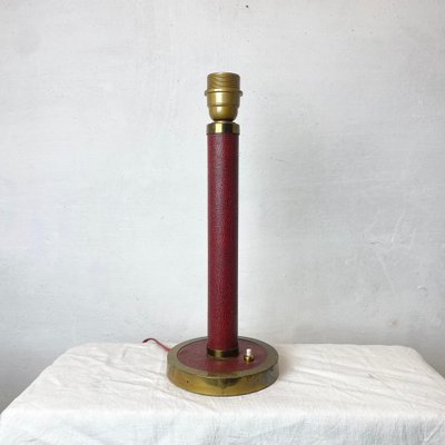 French Leather Imitation Lamp from Iguana-BAD-1178958