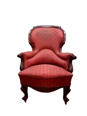 French Louis Philippe Armchair in Mahogany-ZFY-1357965