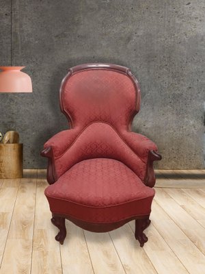 French Louis Philippe Armchair in Mahogany-ZFY-1357965