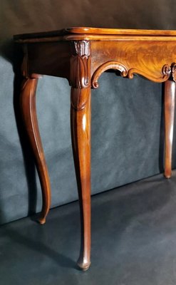 French Louis-Philippe Mahogany Game Table-QRS-702938