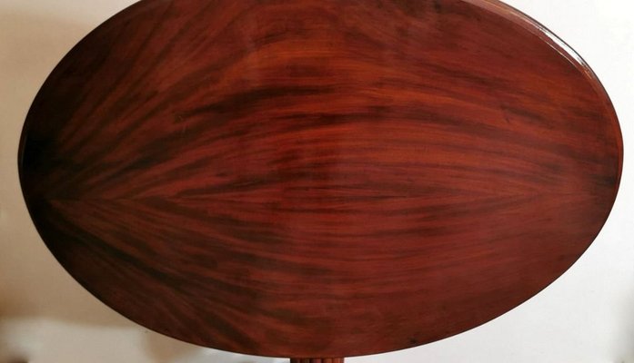 French Louis Philippe Mahogany Sail Table-QRS-753330