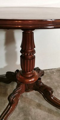 French Louis Philippe Mahogany Sail Table-QRS-753330