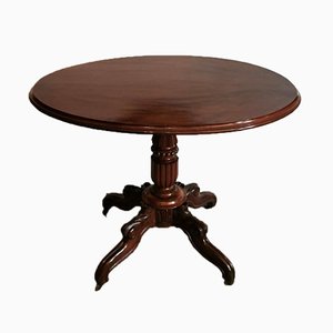 French Louis Philippe Mahogany Sail Table-QRS-753330