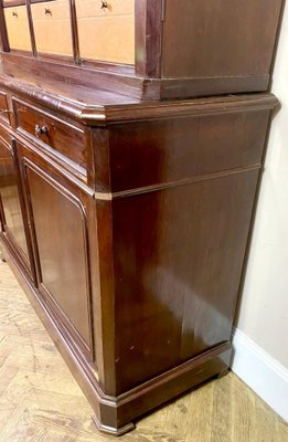 French Louis Philippe Office Filing Cabinet in Mahogany, 1850-BXG-1791564