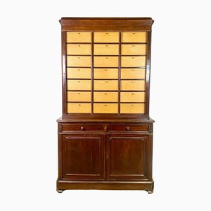 French Louis Philippe Office Filing Cabinet in Mahogany, 1850-BXG-1791564