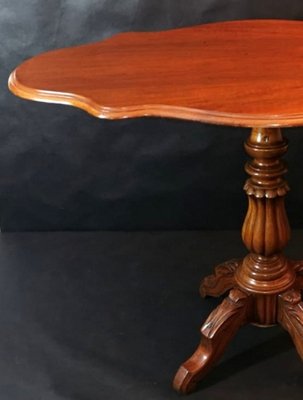 French Louis-Philippe Walnut Sail Table-QRS-702935