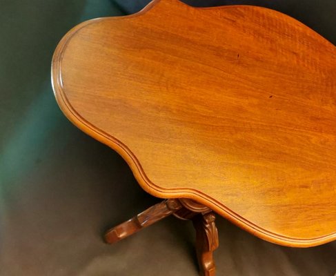 French Louis-Philippe Walnut Sail Table-QRS-702935