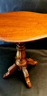 French Louis-Philippe Walnut Sail Table-QRS-702935