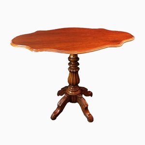 French Louis-Philippe Walnut Sail Table-QRS-702935