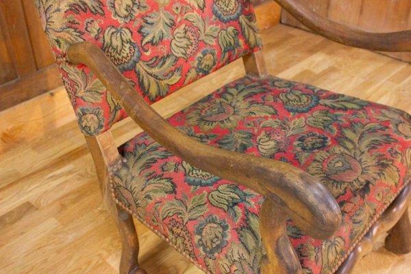 French Louis XIV Style Armchairs, 1800, Set of 2-BXG-1812659