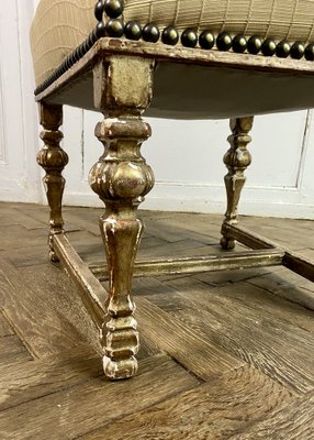 French Louis XIV Style Chairs in Gilt Wood, 1860, Set of 8-BXG-1757830