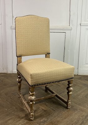 French Louis XIV Style Chairs in Gilt Wood, 1860, Set of 8-BXG-1757830