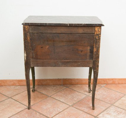 French Louis XV Bedside Table in Lacquered Wood from Dubois, 1683-KKK-1821634