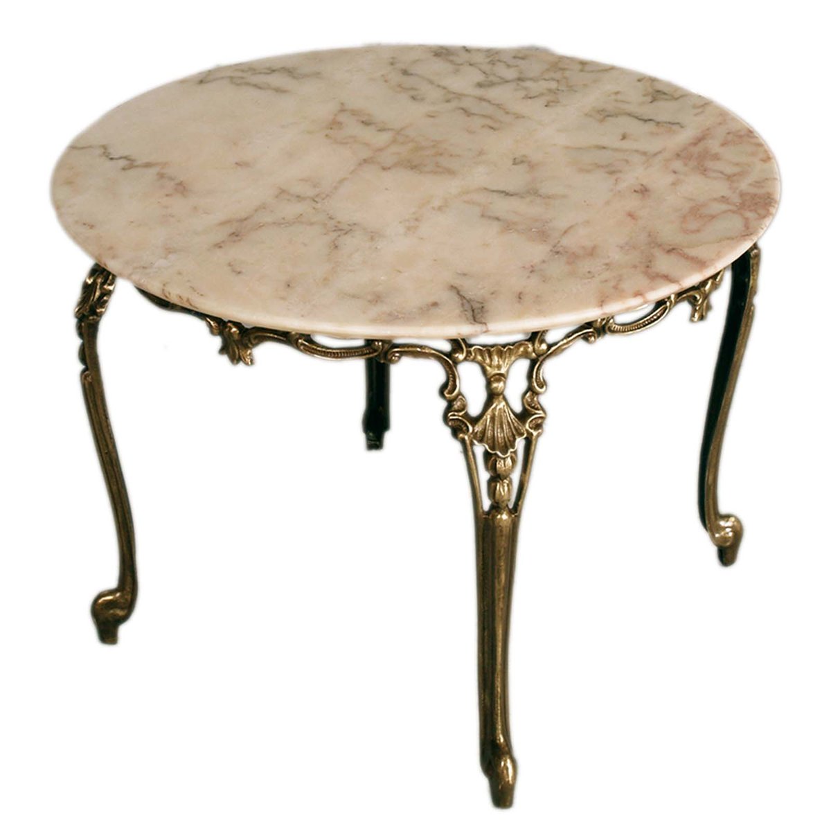 French Louis XV Belle Epoque Cocktail Table in Bronze from Maison Baguès, 1890s