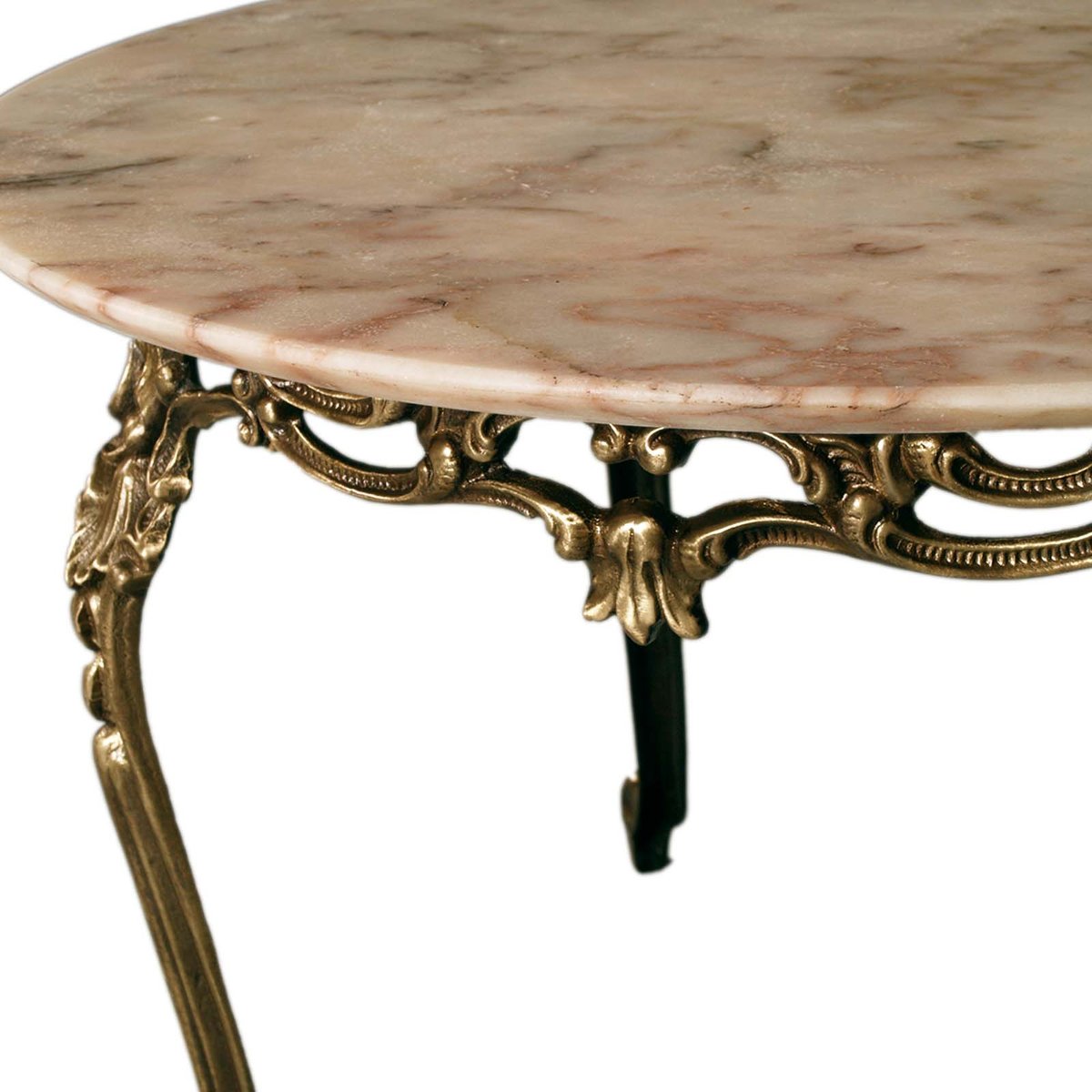 French Louis XV Belle Epoque Cocktail Table in Bronze from Maison Baguès, 1890s