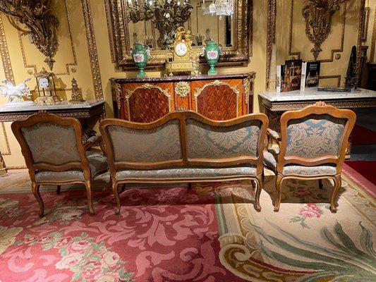 French Louis XV Living Room Set, Set of 3-FLW-1401992