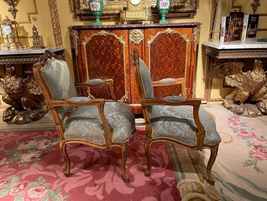 French Louis XV Living Room Set, Set of 3-FLW-1401992