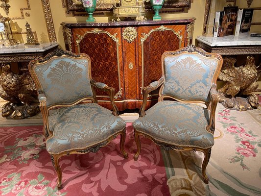 French Louis XV Living Room Set, Set of 3-FLW-1401992