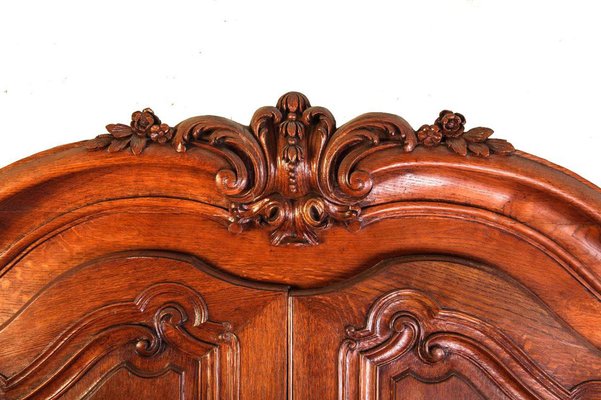 French Louis XV Period Walnut Bordelais Armoire-MBH-1032307