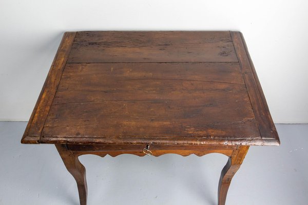 French Louis XV Poplar and Oak Writing Table-RIU-1770664