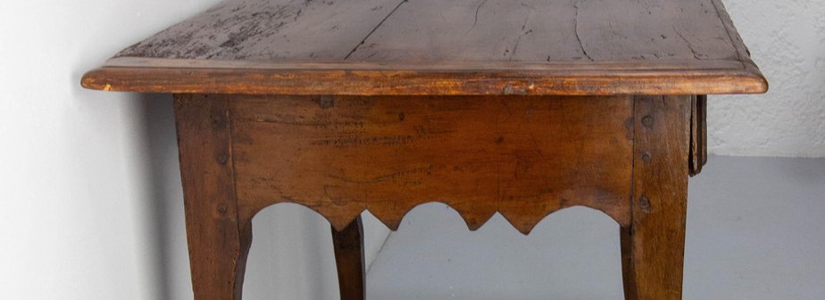 French Louis XV Poplar and Oak Writing Table-RIU-1770664