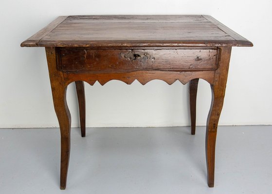 French Louis XV Poplar and Oak Writing Table-RIU-1770664