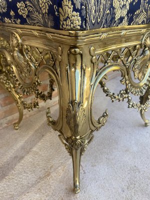 French Louis XV Style Bronze Side Chair, 1930-NOU-1788959