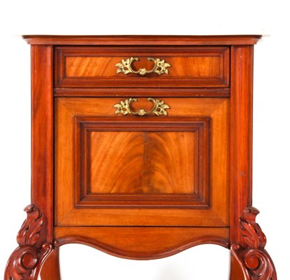 French Louis XV Style Nightstand in Walnut, 1900s-MY-1820985