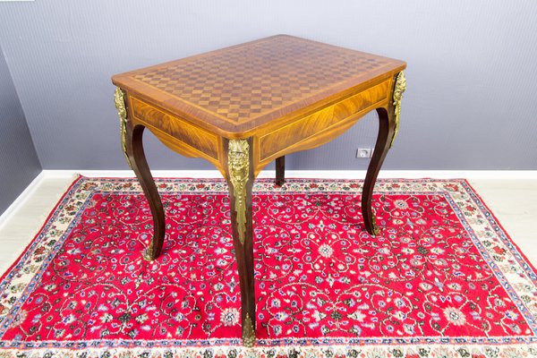 French Louis XV Style Table with Bronze Mounts-KEG-1086630