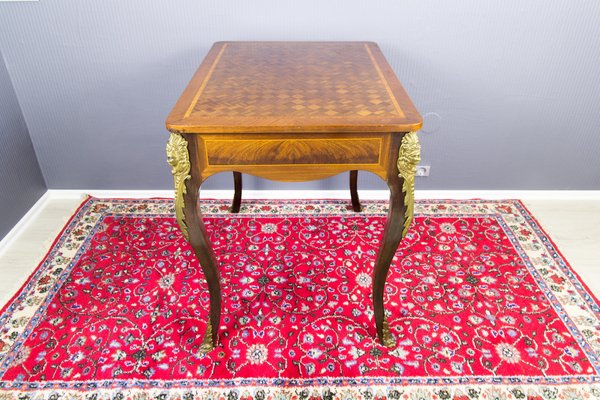 French Louis XV Style Table with Bronze Mounts-KEG-1086630