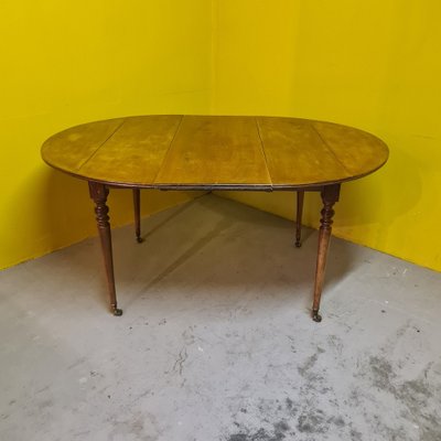 French Louis XVI Dining Table in Mahogany-VHW-1812549