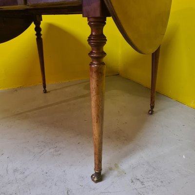 French Louis XVI Dining Table in Mahogany-VHW-1812549